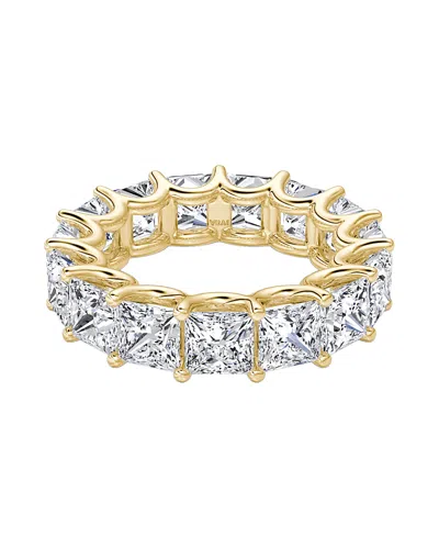 Vrai Eternity Band In 18k Gold, 7.5ctw Princess Lab Grown Diamonds