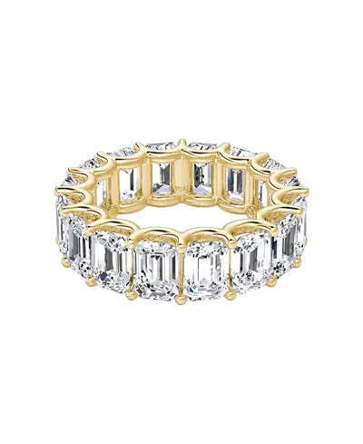 Vrai Eternity Band In 18k Gold, 8ctw Emerald Lab Grown Diamonds