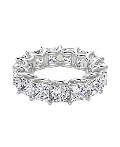 Vrai Eternity Band In Platinum, 7.5ctw Princess Lab Grown Diamonds In Metallic