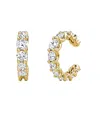 Vrai Eternity Ear Cuff In 14k Yellow Gold, 0.72ctw Round Brilliant Lab Grown Diamonds, Single In Gold