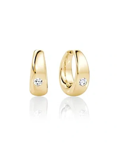 Vrai Lab Grown Diamond Hexagon Round Dome Hoop Earrings, .50 Ct. T.w. In Gold