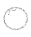 Vrai Lab Grown Diamond Mixed Shaped Illuminate Choker Necklace In 14k White Gold, 35.75 Ct. T. W. In White