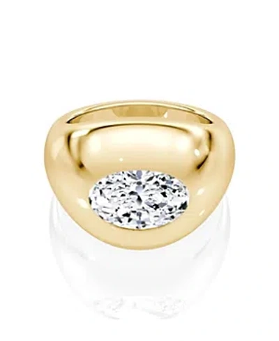Vrai Lab Grown Diamond Oval Dome Band In 14k Gold, 2.0 Ct. T.w.