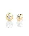 Vrai Lab Grown Diamond Round Brilliant Dome Stud Earrings In 14k Gold, .50 Ct. T. W.