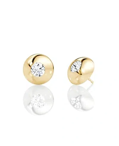 Vrai Lab Grown Diamond Round Brilliant Dome Stud Earrings In 14k Gold, .50 Ct. T.w.