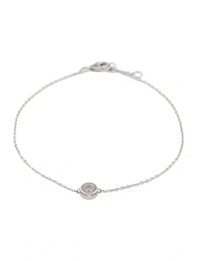 Pre-owned Vrai Lab-grown Diamond Station Bracelet, 7" In Multi
