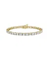 Vrai Mixed Shape Bracelet, 5.6ctw Baguette & Brilliant Round Lab Grown Diamonds In Small " - K Yellow Gold