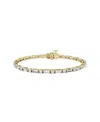 Vrai Mixed Shape Bracelet In 14k Gold, 3.0ctw Baguette & Brilliant Round Lab Grown Diamonds In Gold