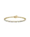 Vrai Mixed Shape Bracelet In 14k Gold, 3.15ctw Baguette & Brilliant Round Lab Grown Diamonds In Gold