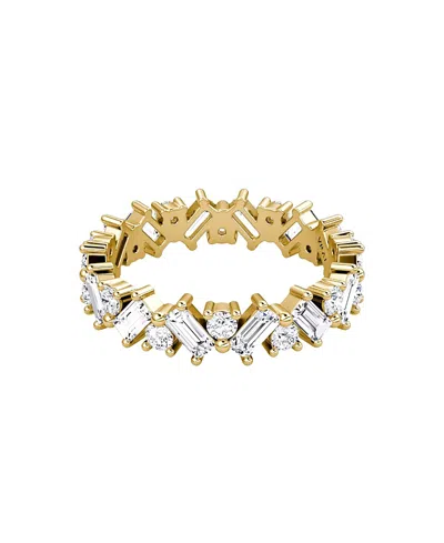 Vrai Mixed Shape Eternity Band In 18k Yellow Gold, 1.96ctw Lab Grown Diamonds