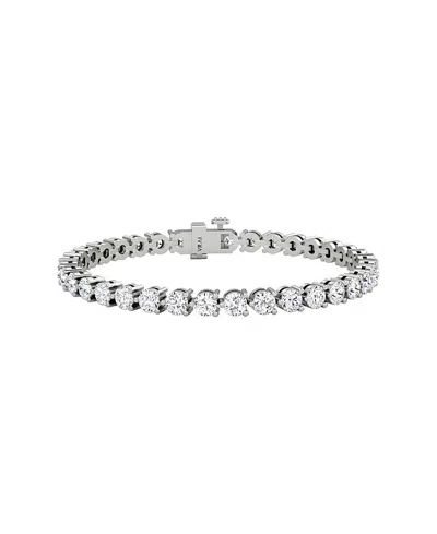 Vrai Tennis Bracelet, Large In 14k Gold, 8.5ctw Round Brilliant Lab Grown Diamonds, 6.5 In Metallic