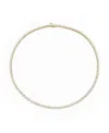 Vrai Tennis Necklace, Medium In 14k Gold, 12.20ctw Round Brilliant Lab Grown Diamonds, 16
