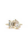 Vrai Toi Et Moi 18k Yellow Gold Diamond Ring