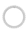 Vrai Trillion Cascade Necklace In 14k White Gold, 33ctw Trillion Lab Grown Diamonds In K White Gold