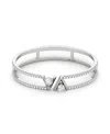 Vrai Signature Drop Earring In 14k Yellow And White Gold, 3.0ctw Round Brilliant & Pear Lab Grown Diamond In K White Gold
