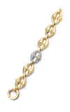 Vram 18k Yellow Gold Chrona Diamond Link Bracelet In Yellow
