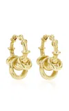 Vram 18k Yellow Gold Chrona Evo Hoops In Yellow