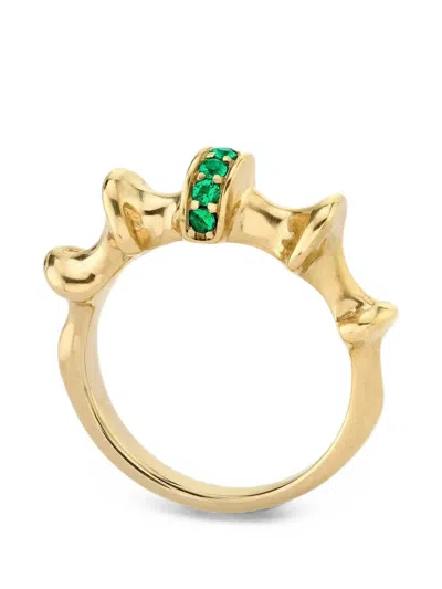 Vram Chrona I Emerald Ring In Gold