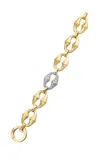 Vram Chrona Medium 18k Yellow Gold Diamond Link Bracelet