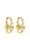 Vram Chronan18k Yellow Gold Hoop Earrings