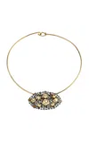 Vram Nocturn 18k Yellow And White Gold Diamond Necklace In Gold