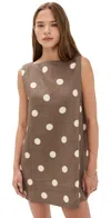 Vrg Grl Aftersun Linen Mini Dress Spot