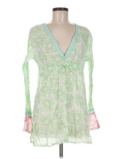 Pre-owned Vrg Grl Casual Dress In Green