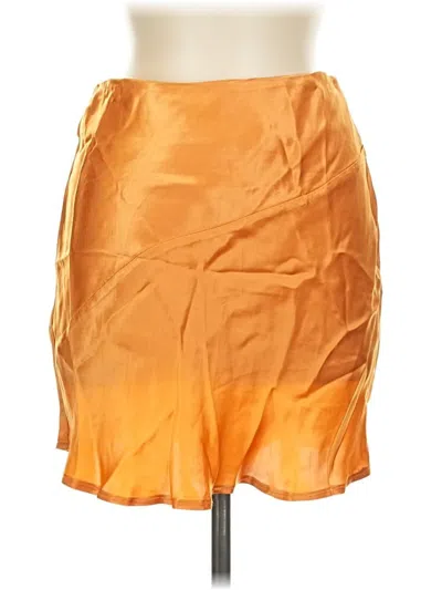 Pre-owned Vrg Grl Casual Skirt In Orange