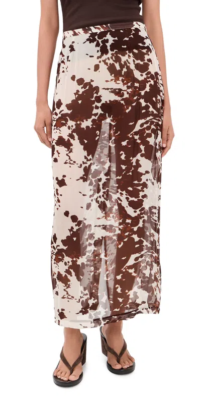Vrg Grl Devyn Wildstock Midi Skirt Pony