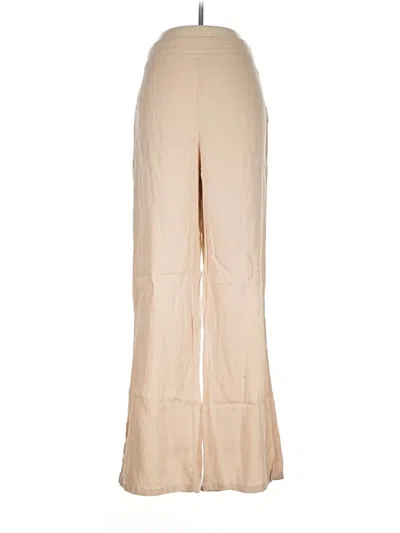 Pre-owned Vrg Grl Linen Pants In Tan