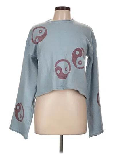 Pre-owned Vrg Grl Pullover Sweater In Blue
