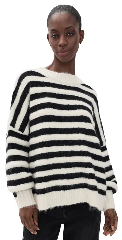 Vrg Grl Sam Stripe Knit Sweater Stripe