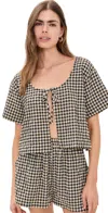Vrg Grl The Sea & I Smock Top Multi In Multi