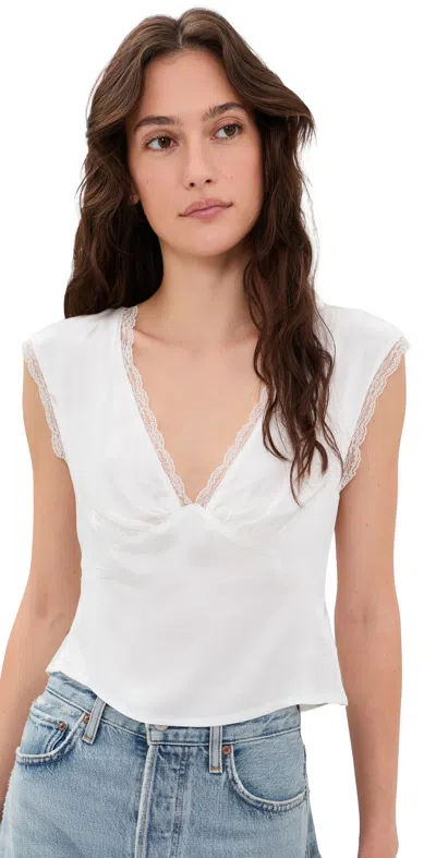 Vrg Grl Vintage Lover Top White