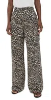Vrg Grl Zia Denim Jeans Leopard