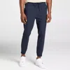 Vrst Limitless Jogger Pants Mens Dark Navy Slim Fit Drawstring Waist Srt516 In Blue