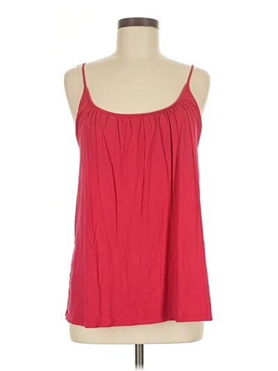 Pre-owned Vs Bra Tops Sleeveless Blouse In Red