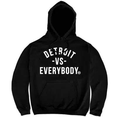 Vs Everybody Men's Detroit Graphic Hoodie In Black/white In Multi