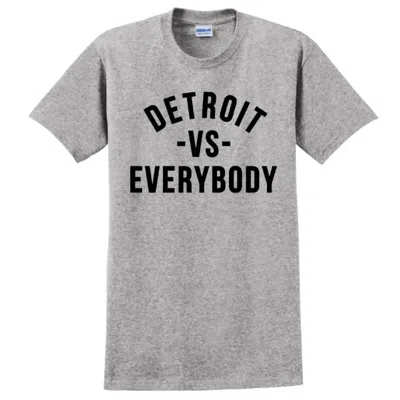 Vs Everybody Men's Detroit T-shirt In Grey/black In Multi