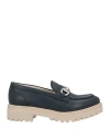 Vsl Woman Loafers Blue Size 6 Leather
