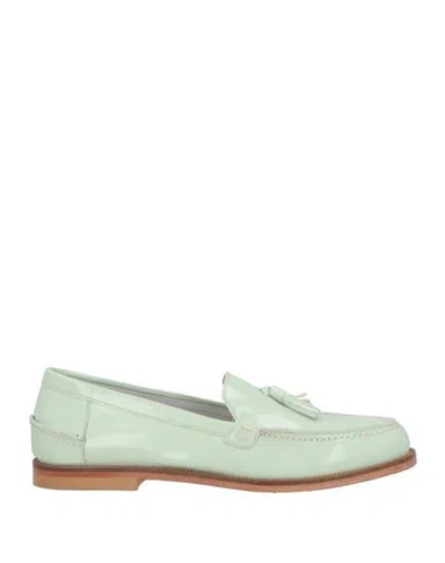 Vsl Woman Loafers Light Green Size 7 Leather
