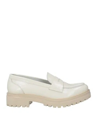 Vsl Woman Loafers Off White Size 6 Leather