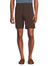 Vstr Premium Men's Hybrid Flat Front Shorts In Brown