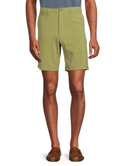 Vstr Premium Men's Hybrid Flat Front Shorts In Olive