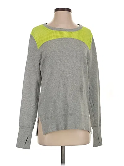 Pre-owned Vsx Sport Long Sleeve Top Gray Crew Neck Tops