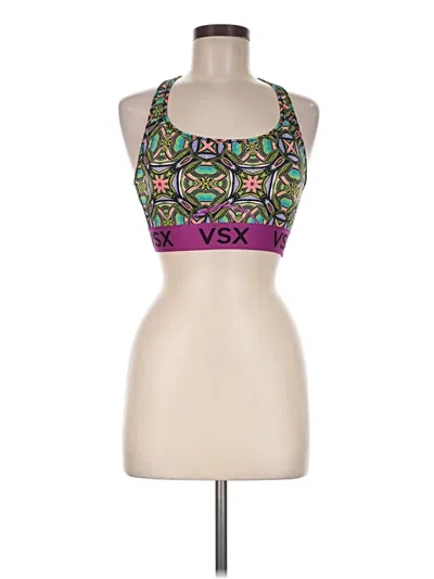 Pre-owned Vsx Sport Sleeveless Top Purple Halter Neckline Tops