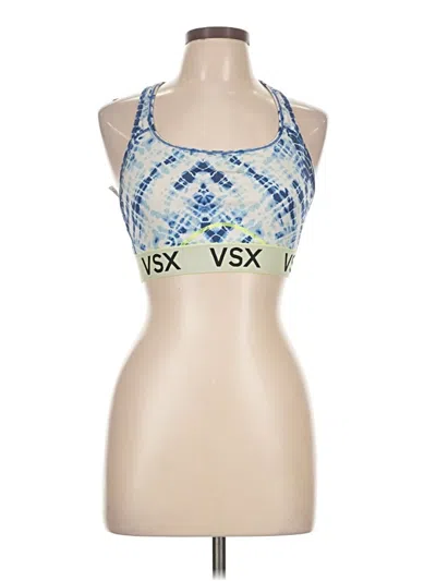 Pre-owned Vsx Sport Tank Top Blue Halter Neckline Tops