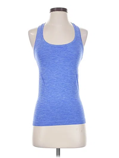 Pre-owned Vsx Sport Tank Top Blue Halter Neckline Tops