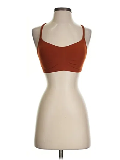 Pre-owned Vsx Sport Tank Top Brown Halter Neckline Tops