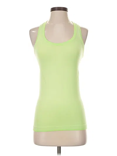 Pre-owned Vsx Sport Tank Top Green Halter Neckline Tops